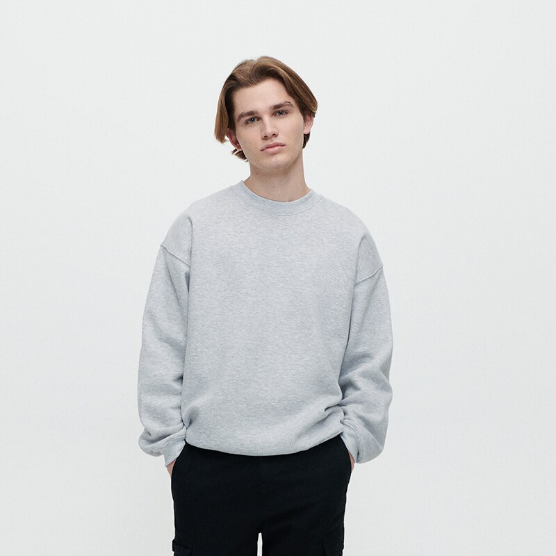 House - bluză sport oversized - gri