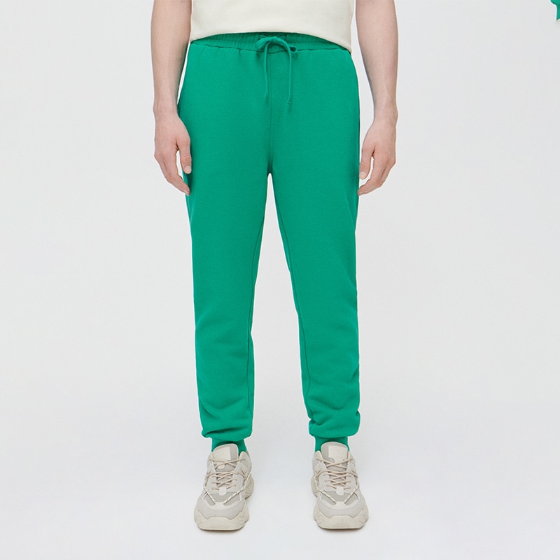 House - pantaloni joggers groși - verde
