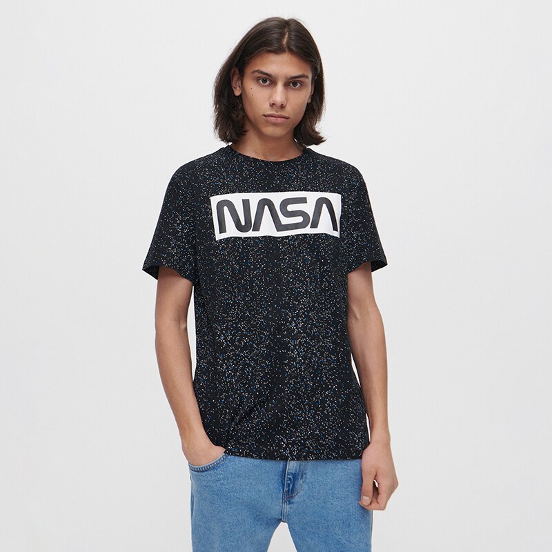 House - Tricou NASA - Negru