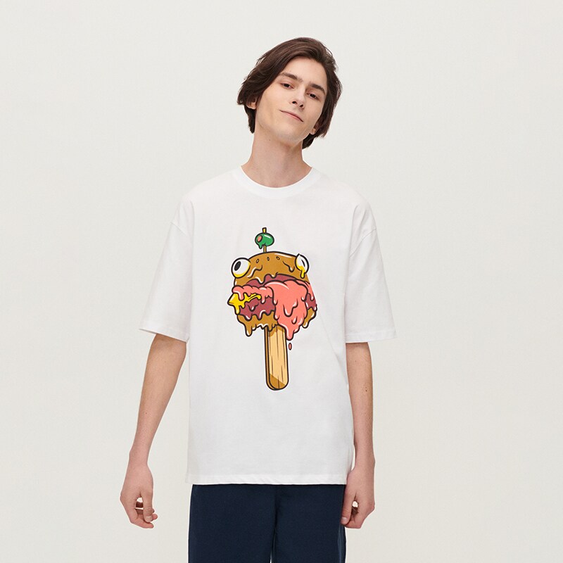 House - tricou cu imprimeu fortnite - alb