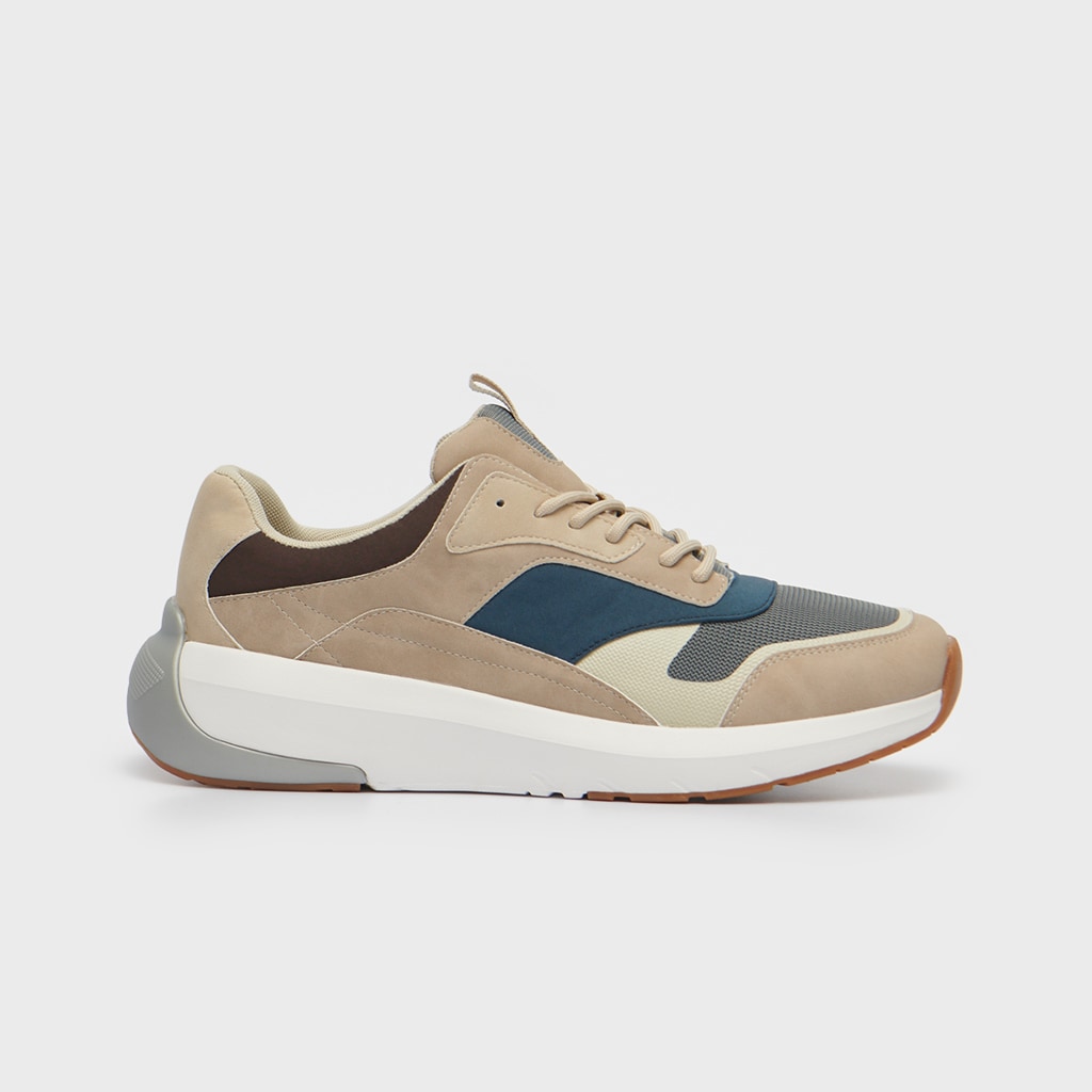 House - pantofi sport din materiale combinate - multicolor