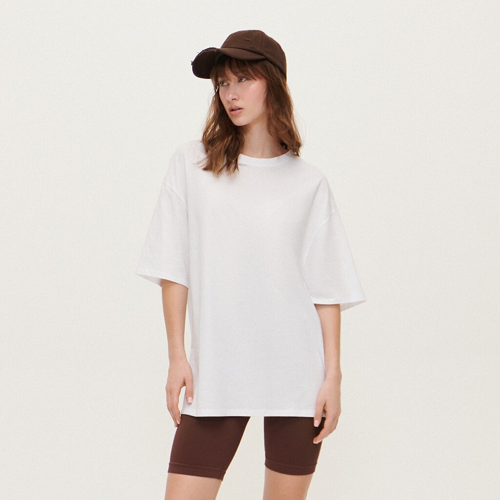 House - Tricou basic oversized - Alb