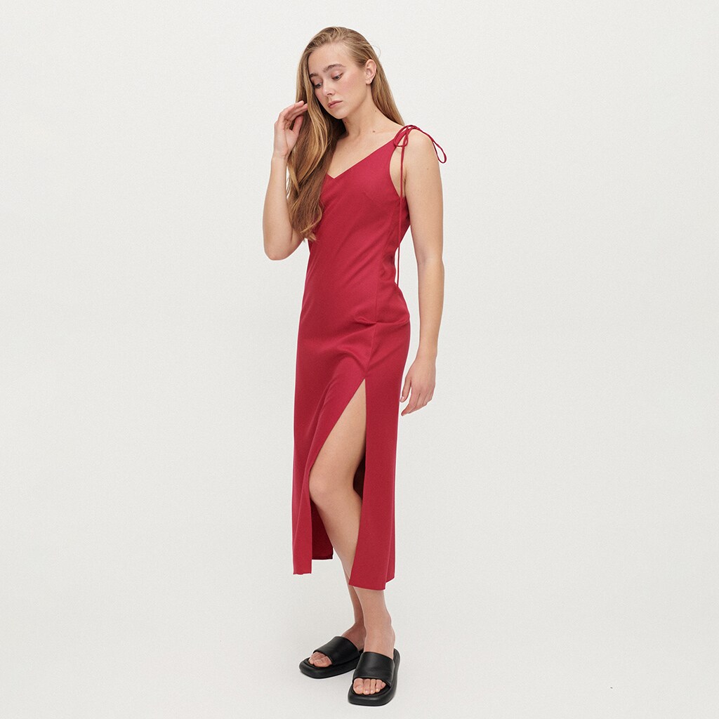 House - rochie midi - violet