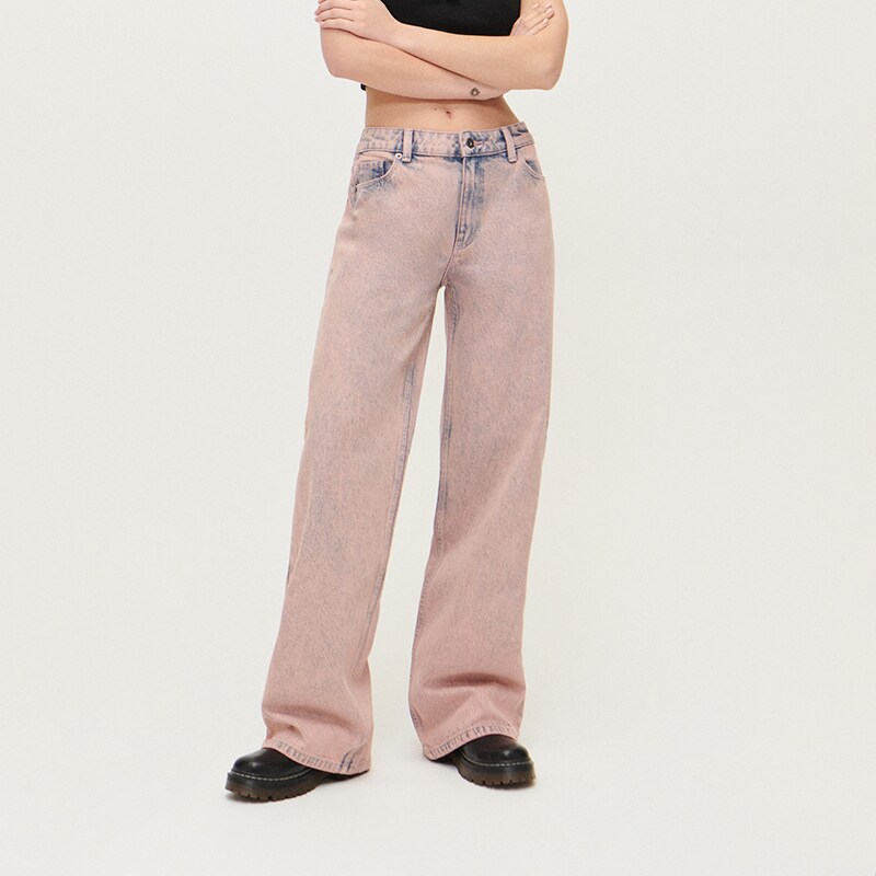 House - blugi wide leg - roz