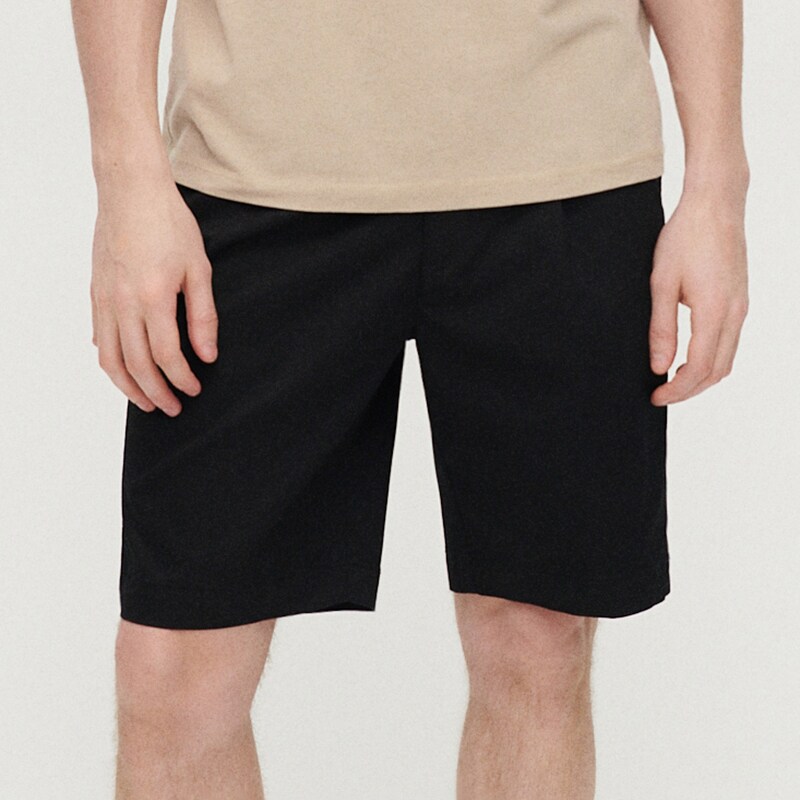 House - pantaloni scurți regular - negru