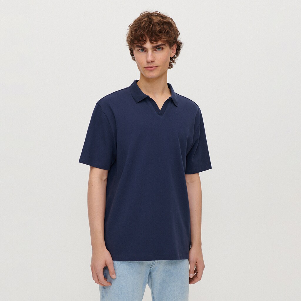 House - Tricou polo - Bleumarin