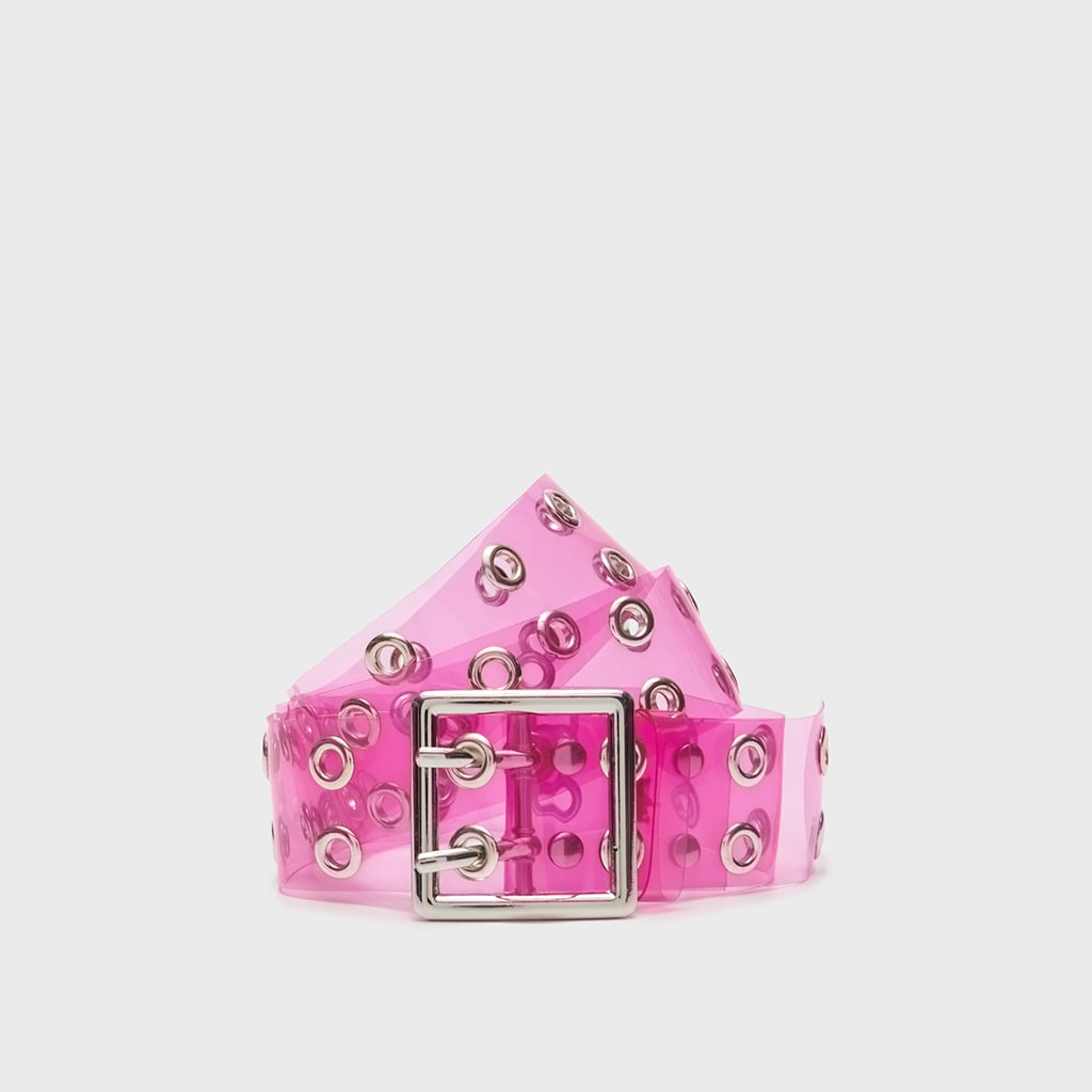 House - curea cu ochiuri metalice - roz