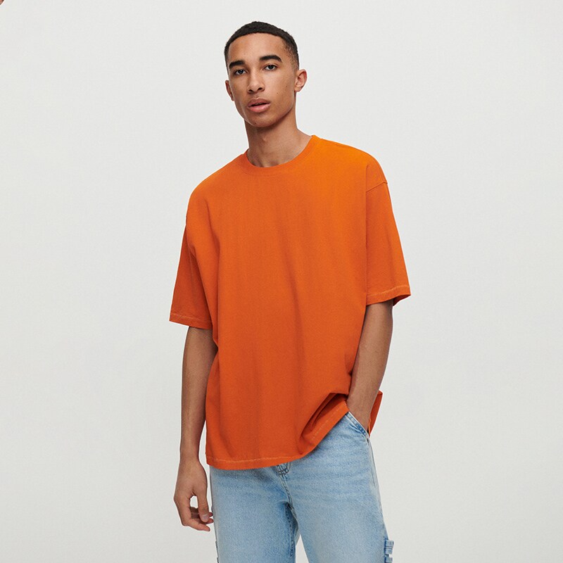 House - tricou loose fit basic - oranj
