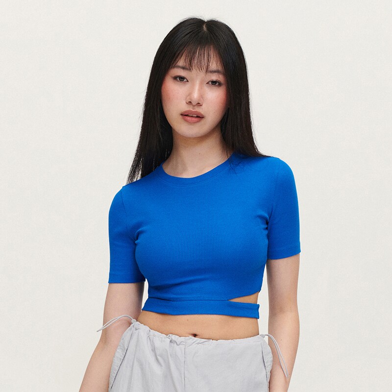 House - tricou scurt basic - albastru