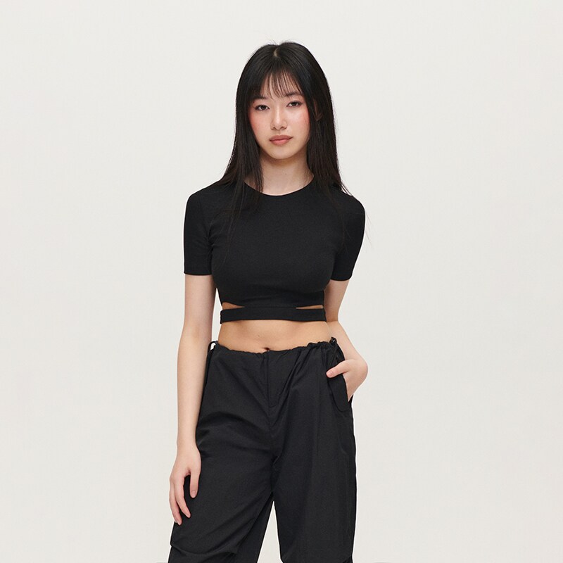 House - tricou scurt basic - negru