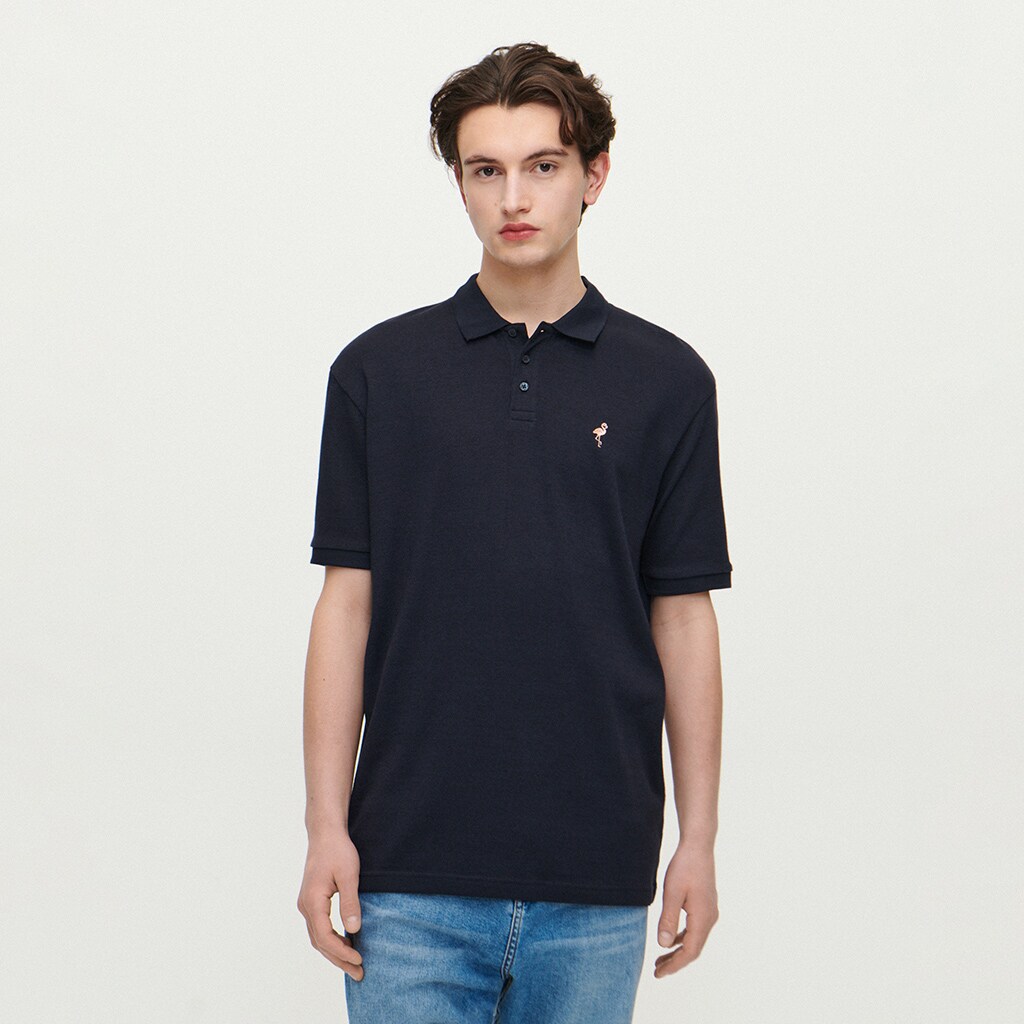 House - Tricou polo - Bleumarin