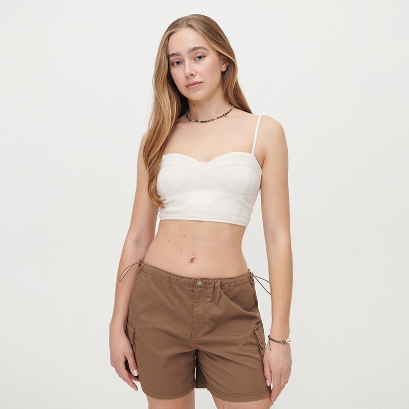 House - Top tip corset - Bej