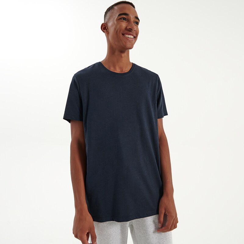 House - Tricou basic uni - Bleumarin