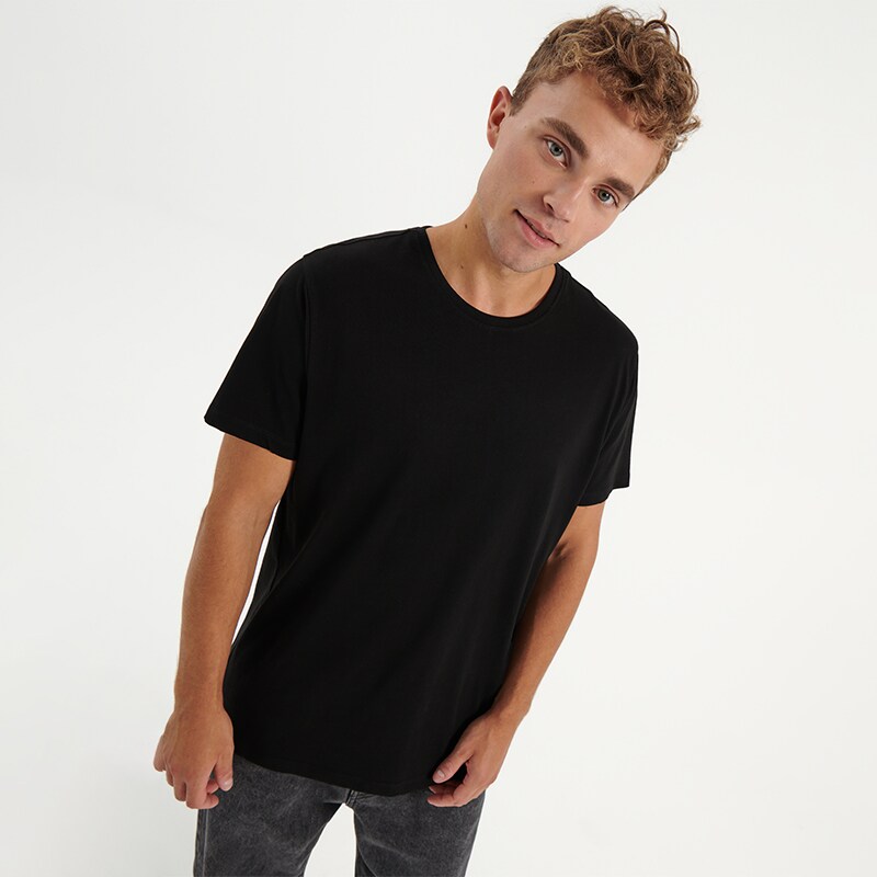 House - Tricou basic uni - Negru