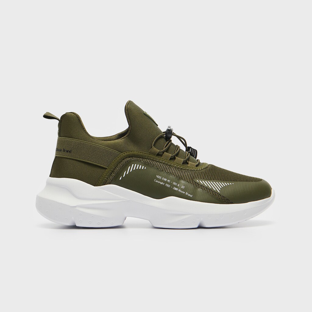 House - pantofi sport cu talpă groasă - kaki