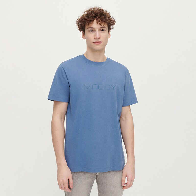 House - tricou loose fit moody - albastru