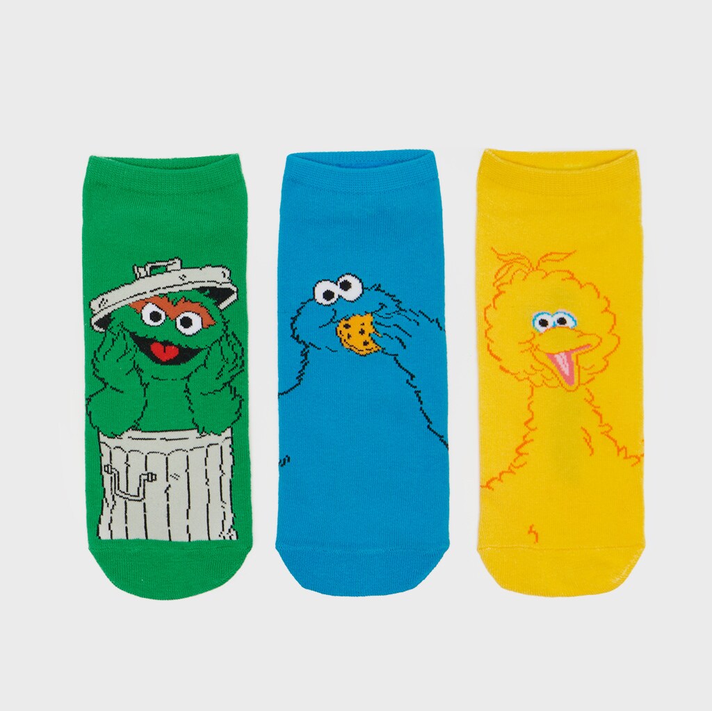 House - set de 3 perechi de șosete sesame street - multicolor