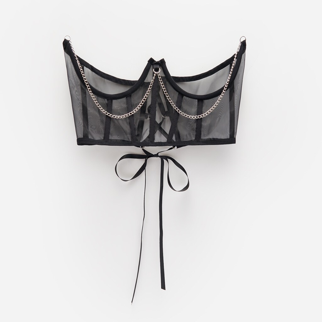 House - curea corset - negru