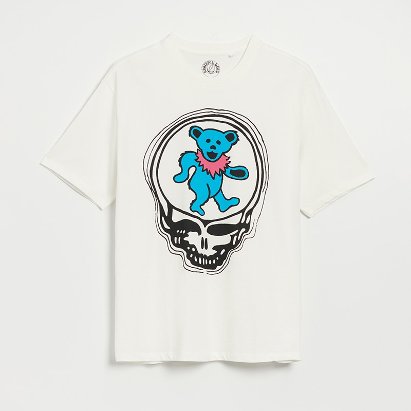 House - Tricou cu imprimeu Grateful Dead - Ivory