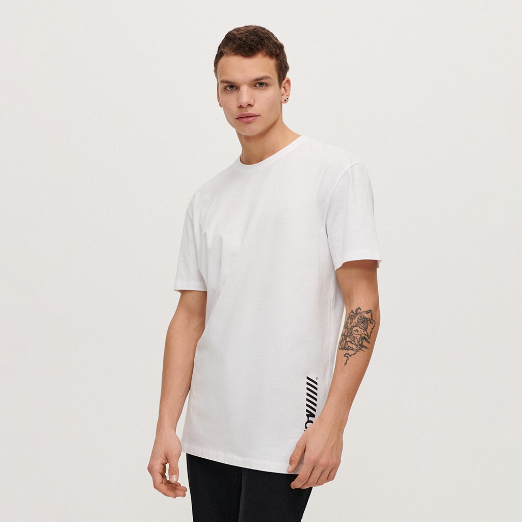 House - tricou cu imprimeu la spate - alb