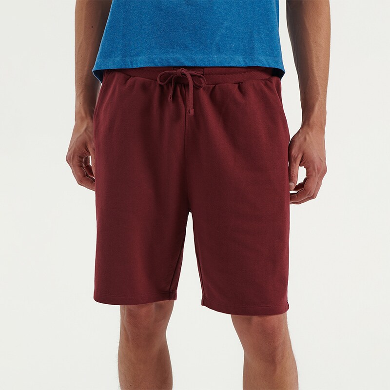 House - Pantaloni scurti de trening - Bordo