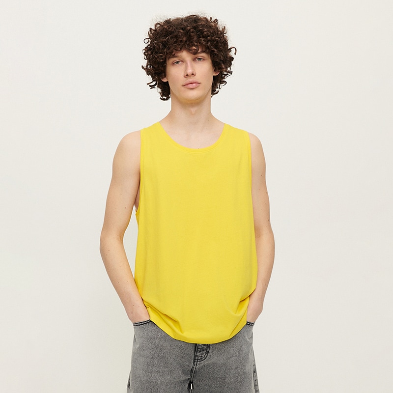 House - tricou fără mâneci - galben