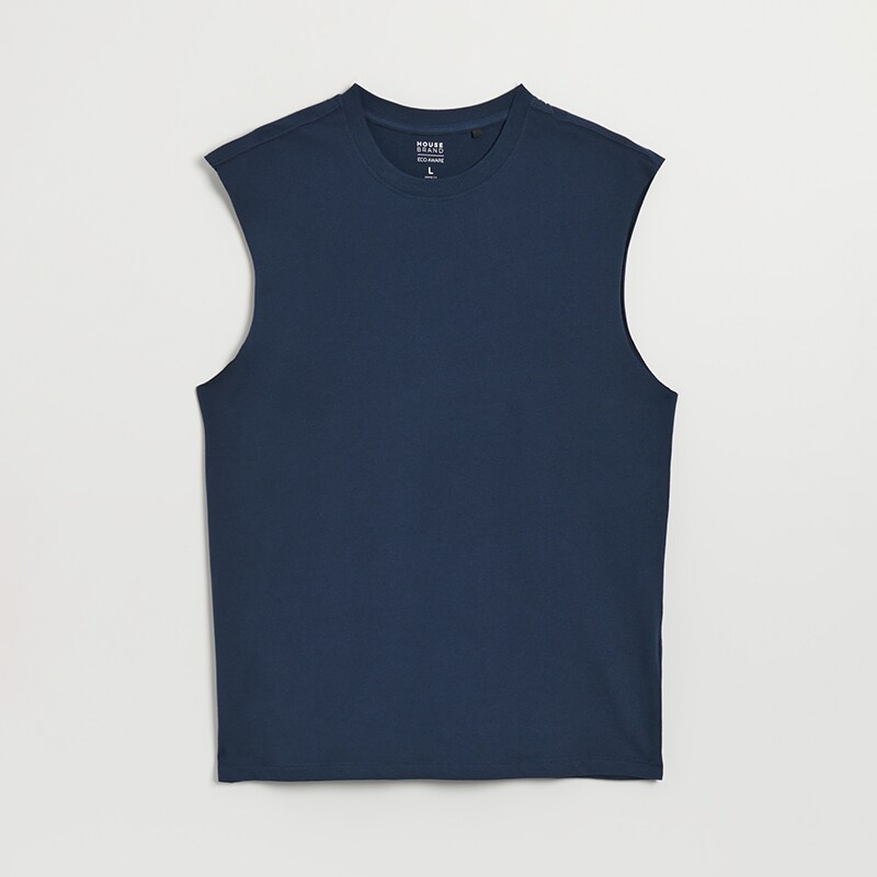 House - tricou fără mâneci - bleumarin