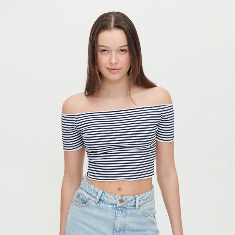 House - tricou scurt - cu dungi