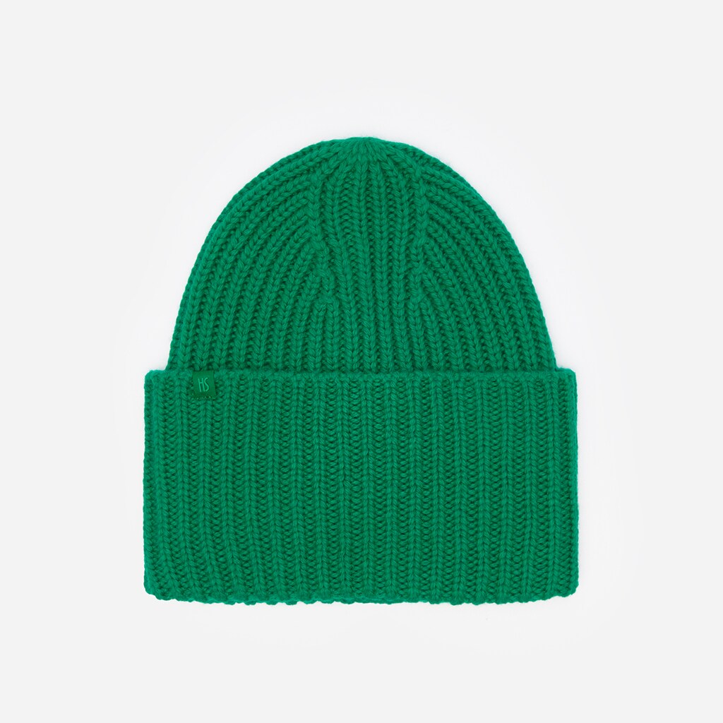 House - căciulă tip cagulă cu adaos de lână - verde