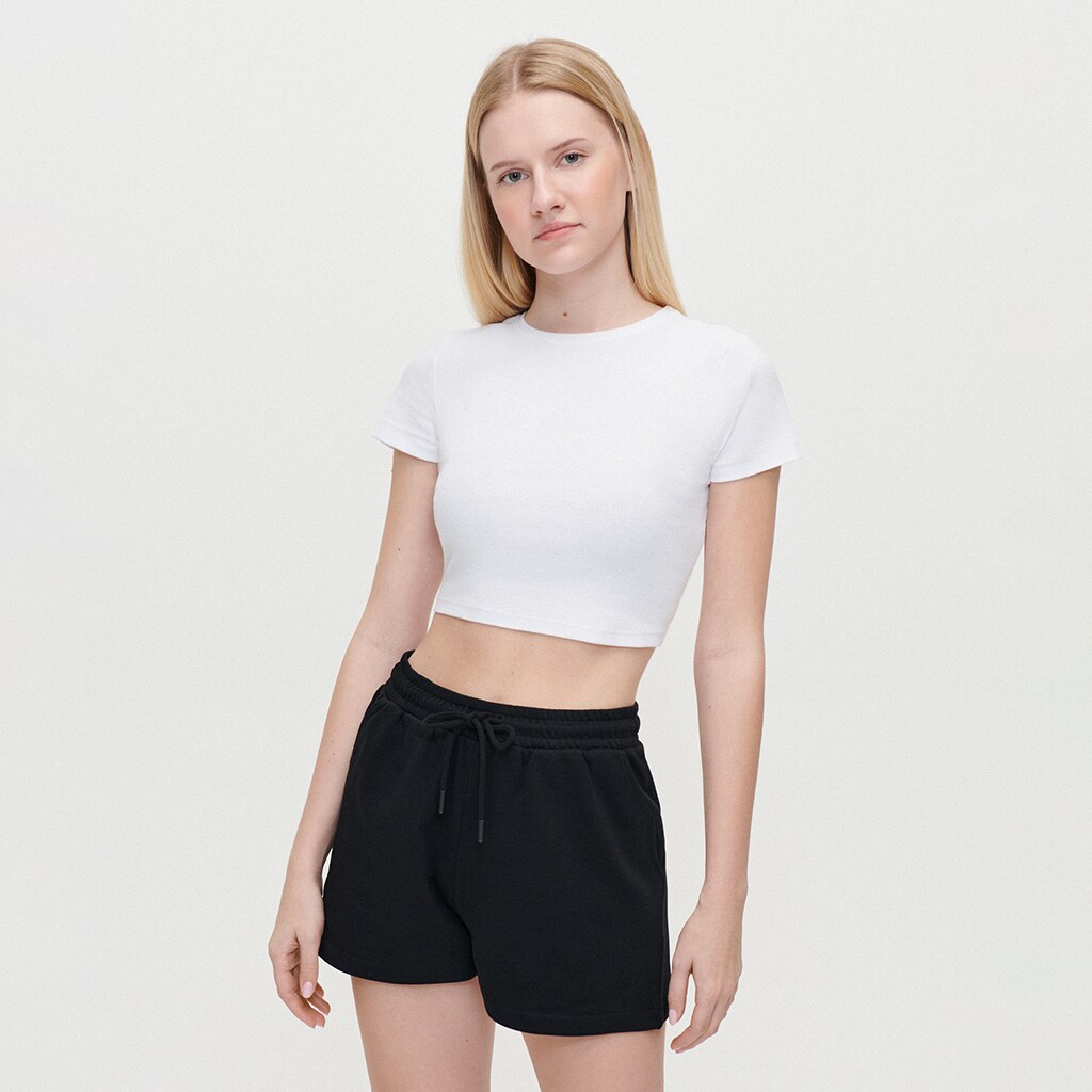 House - pantaloni scurți de trening basic - negru