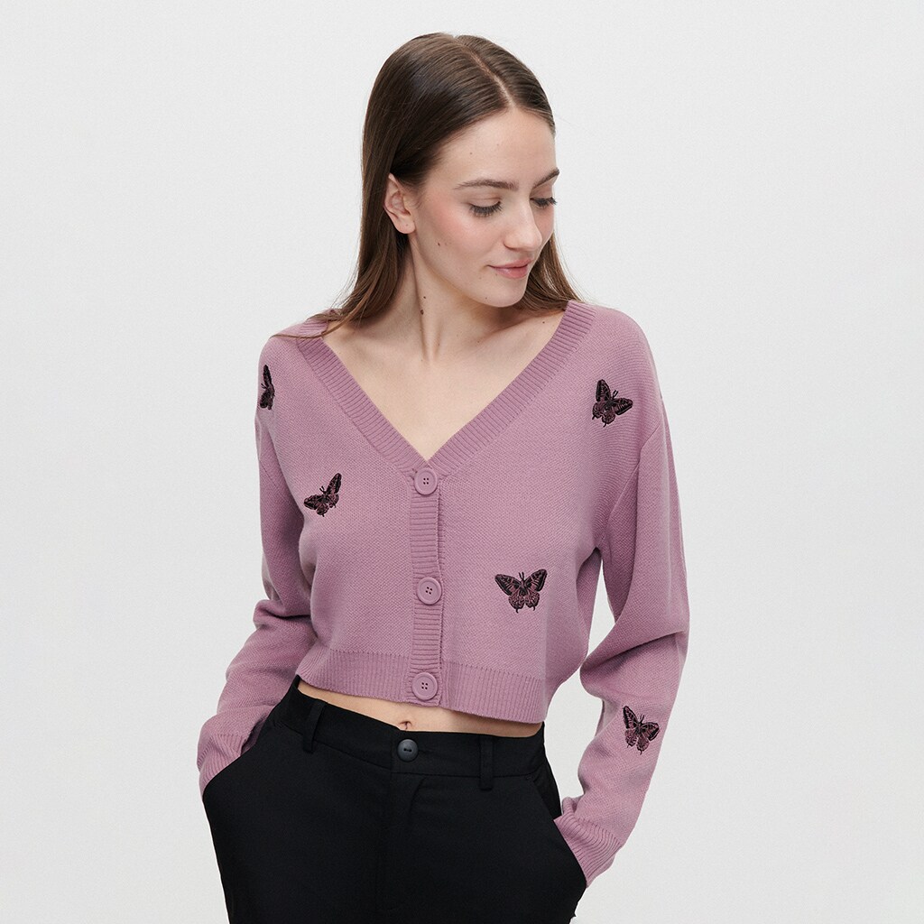 House - Cardigan - Violet