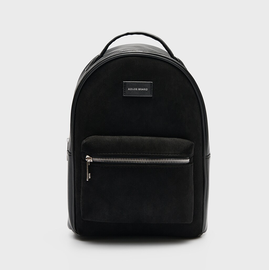 House - rucsac din imitație de piele - negru