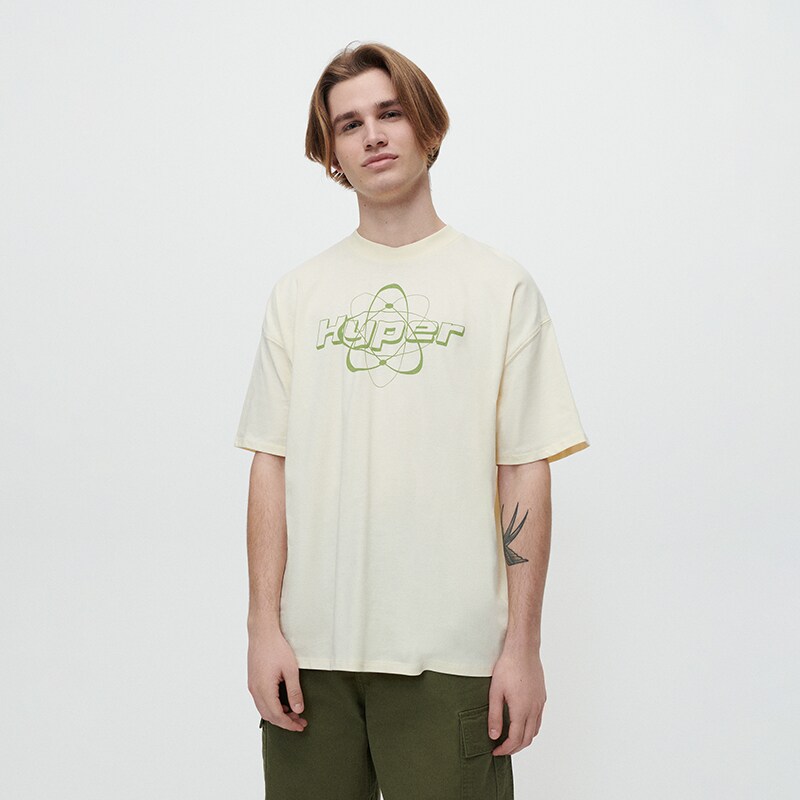 House - tricou cu imprimeu hyper - ivory