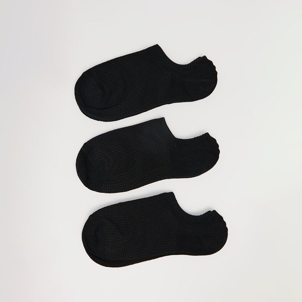 House - set de 3 perechi de șosete scurte - negru