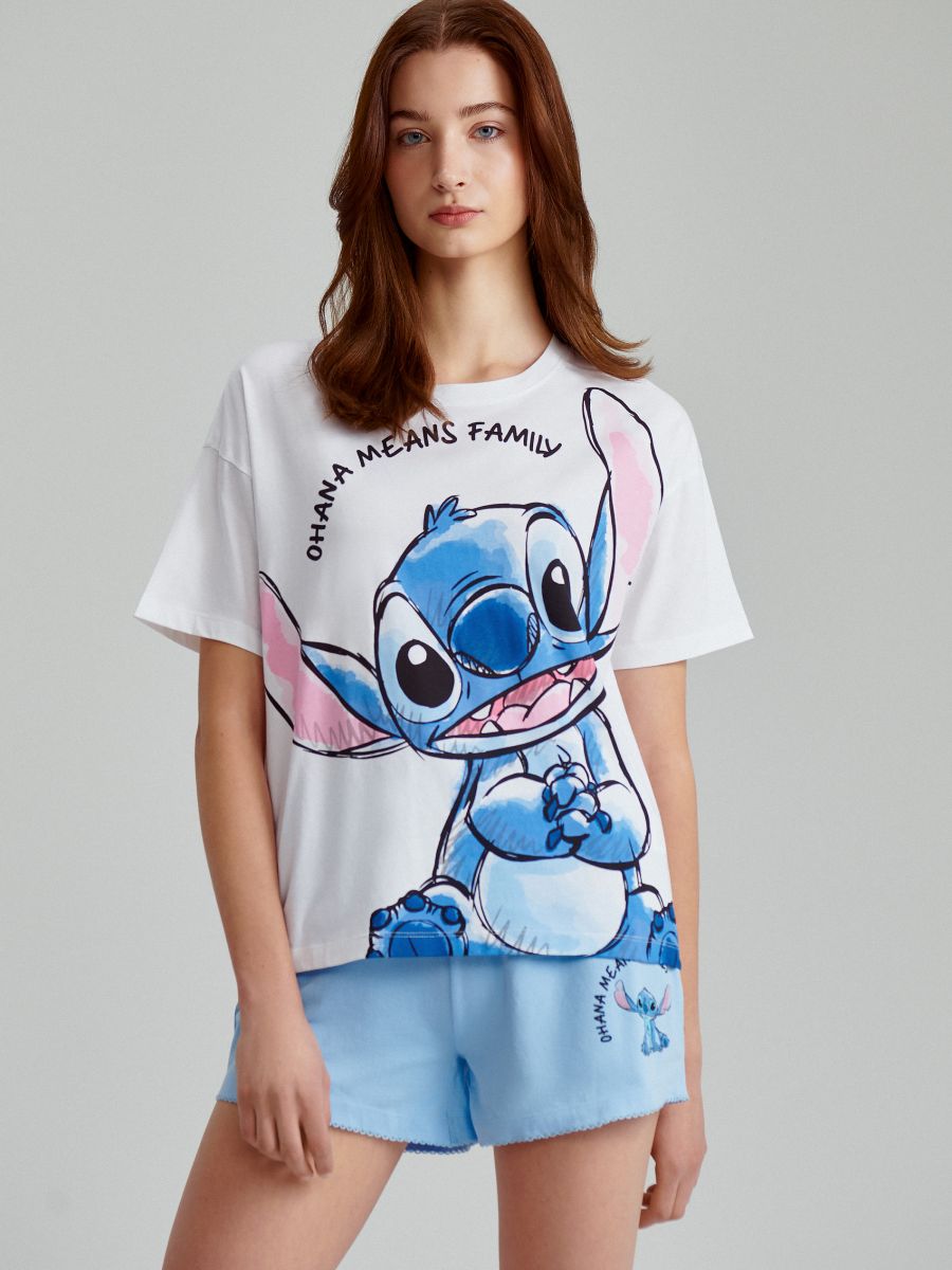 Pijama 'Lilo & Stitch' de tejido polar - 2 piezas