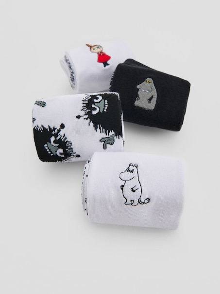 Довгі шкарпетки, 4 пари Moomin