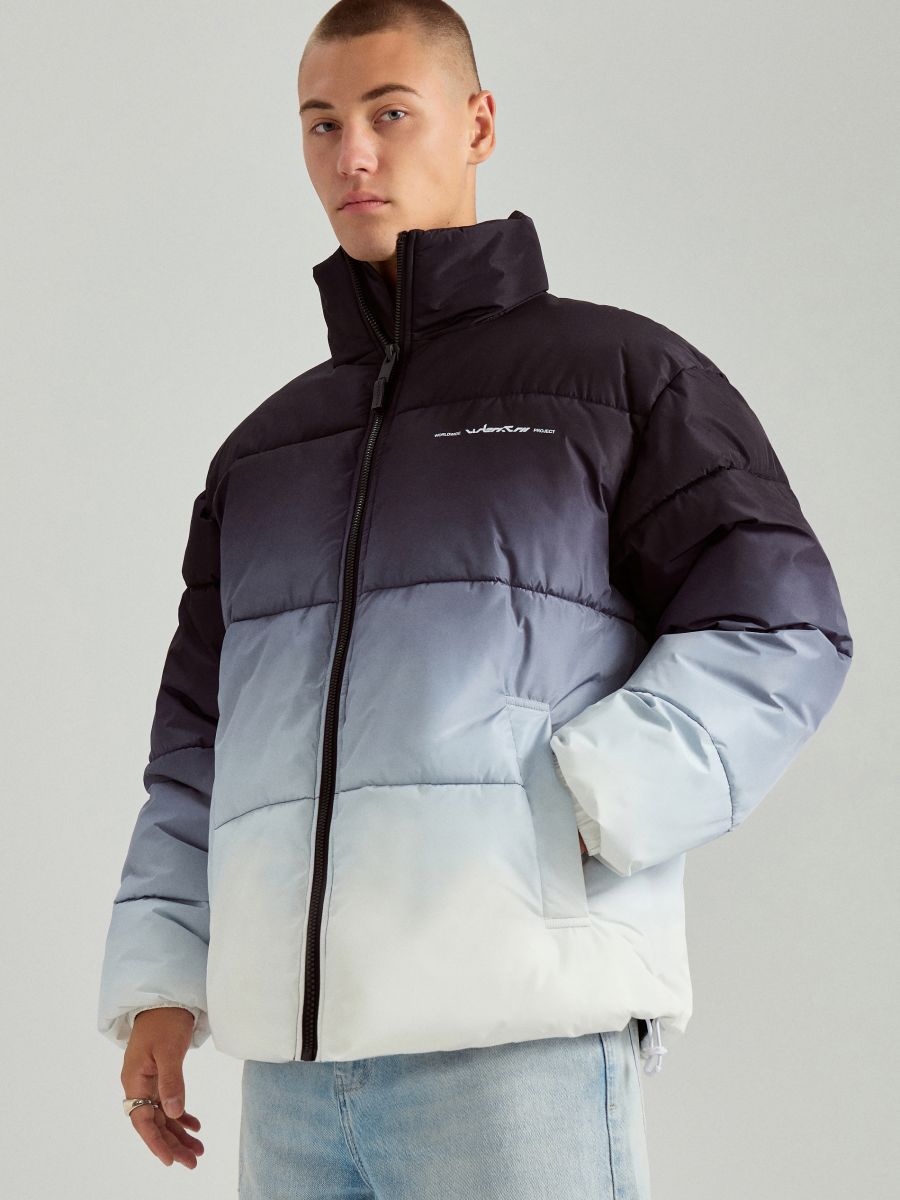 Kurtka puffer z efektem ombre - HOUSE - 114CC-MLC