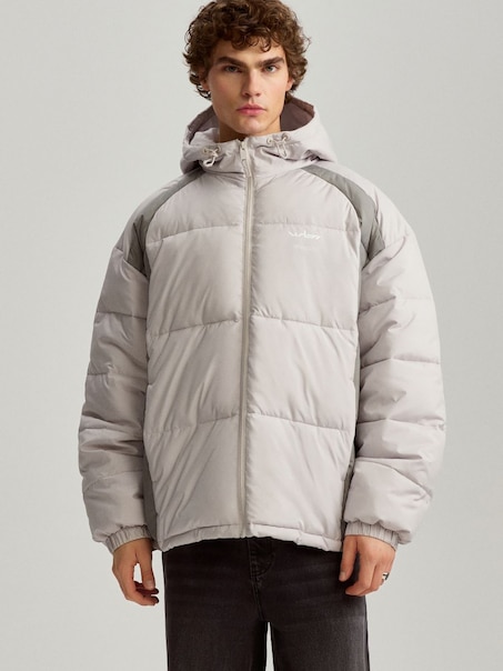 Kurtka zimowa o luźnym fasonie pikowana