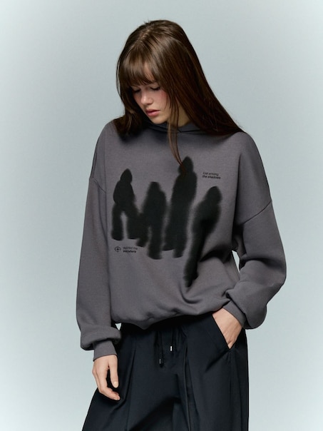 Худі з принтом