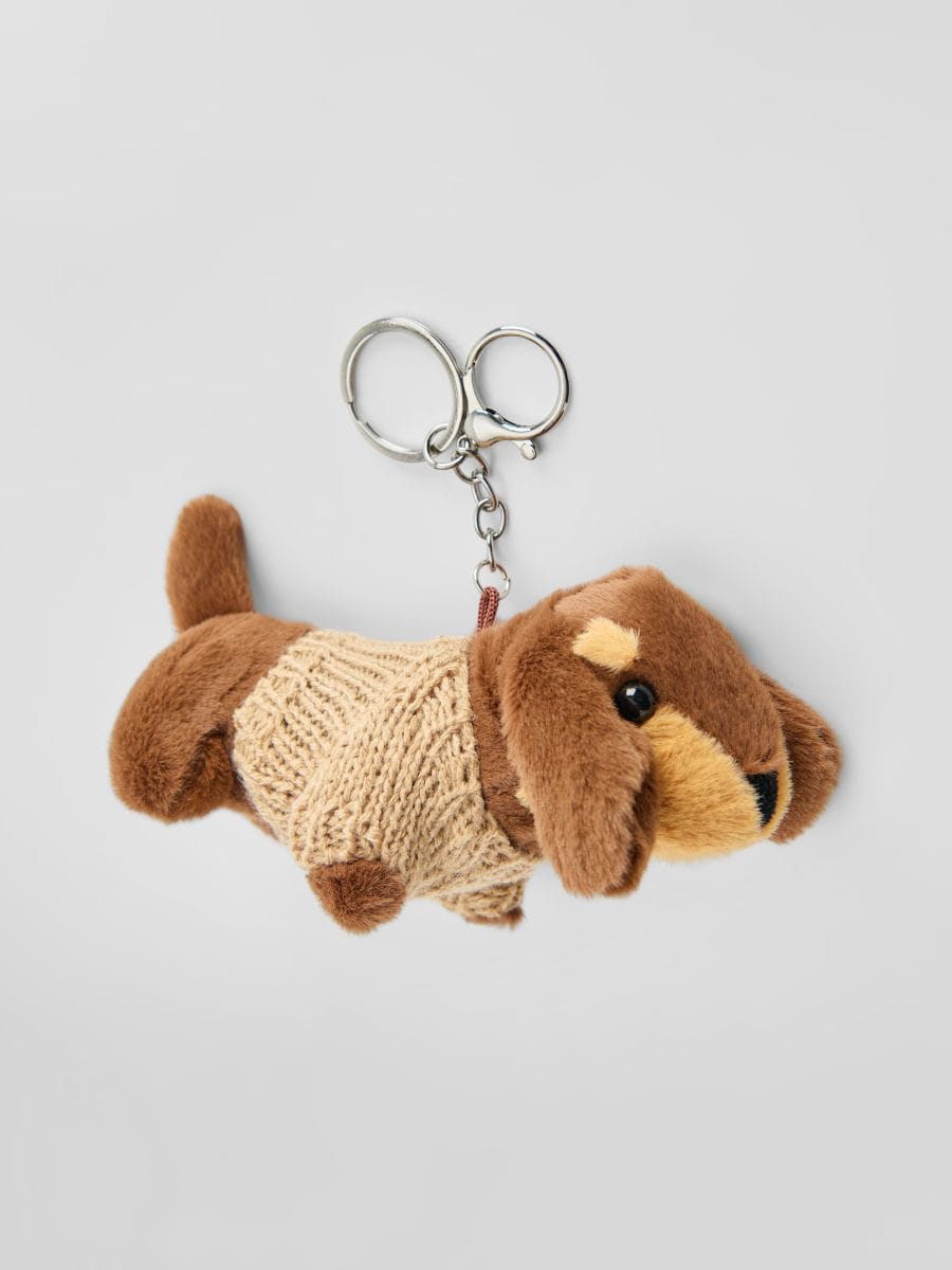 Brelok z zawieszką jamnika - wielobarwny - HOUSE