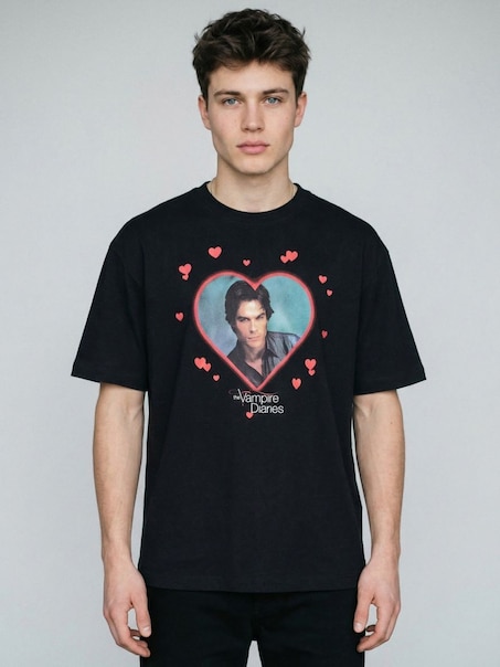 Μπλουζάκι με στάμπα Vampire Diaries