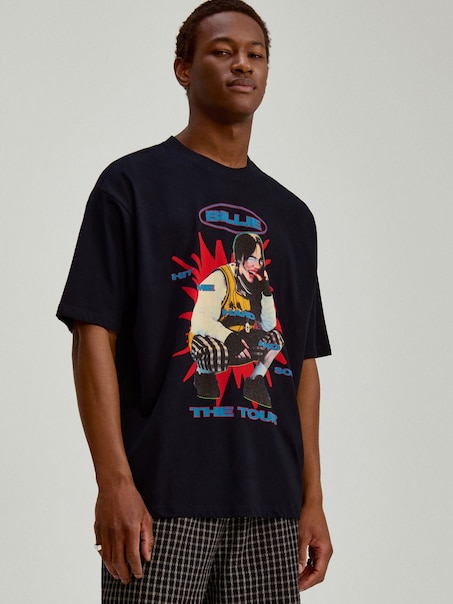 Camiseta con impresión Billie Eilish