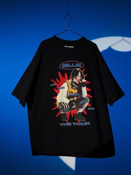 Camiseta con impresión Billie Eilish