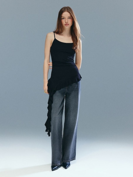 Baggy-lõikega teksapüksid