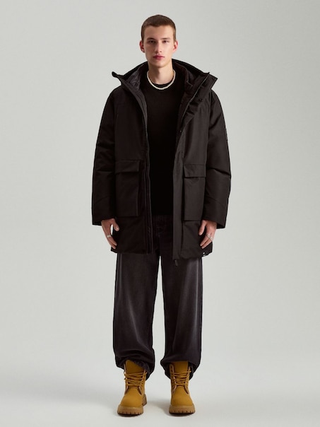 Палто с качулка