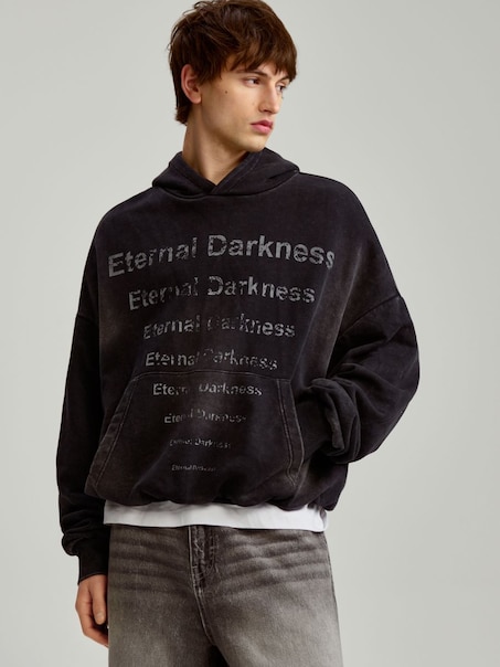 Sudadera con capucha e impresión