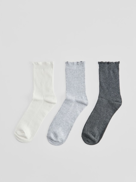Sada 3 párů dlouhých ponožek