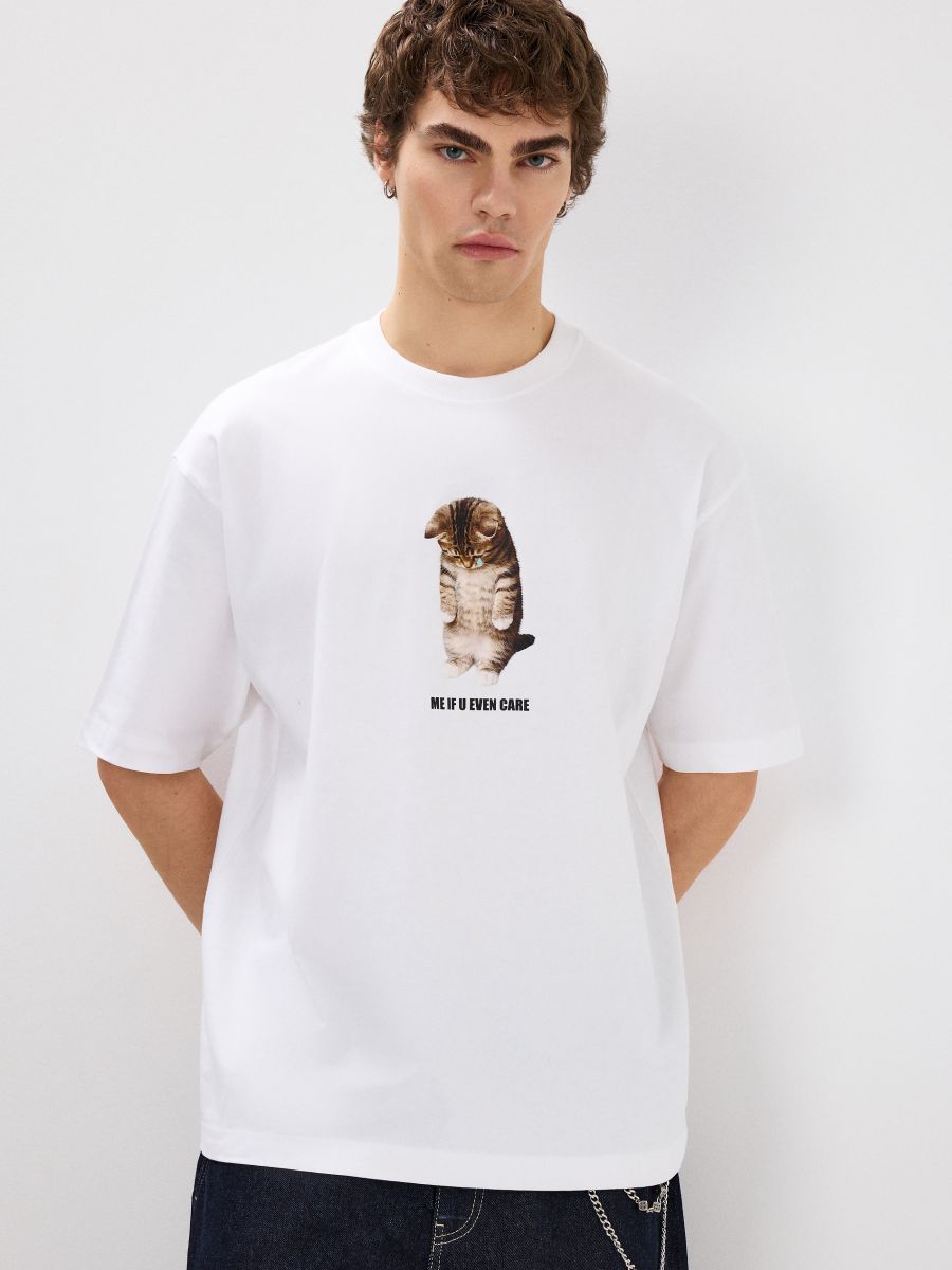 Tricou cu imprimeu - alb - HOUSE