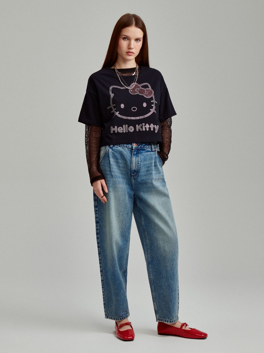 Jeans im Balloon-Fit Farbe indigo - HOUSE - 512AK-57J