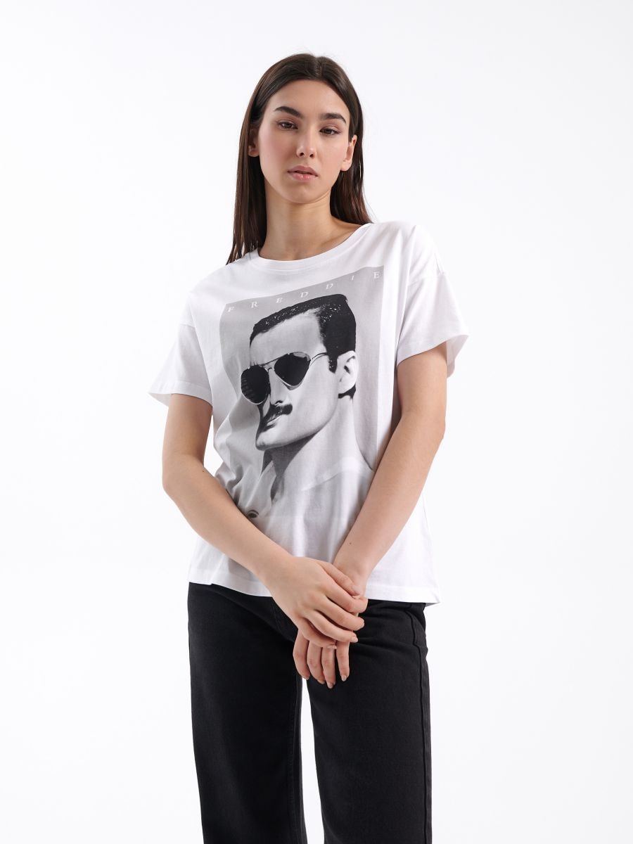 Solenoide medias Énfasis Camiseta Freddie Mercury, HOUSE, 5192M-00X